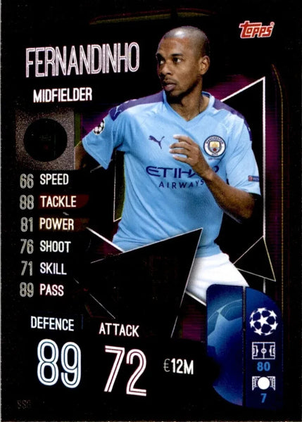 Match Attax Champions League 18/19 Fernandinho Limited Topps Super Squad