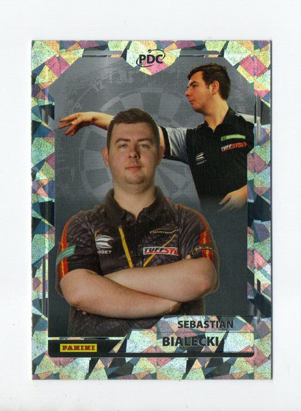 Panini 2026 PDC World Championship Darts Sebastian Bialecki Cracked Ice Card