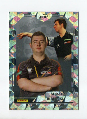 Panini 2026 PDC World Championship Darts Sebastian Bialecki Cracked Ice Card
