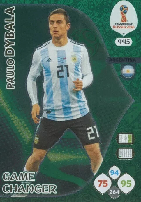 Panini World Cup 2018 Russia Paulo Dybala Argentina Game Changer No. 445