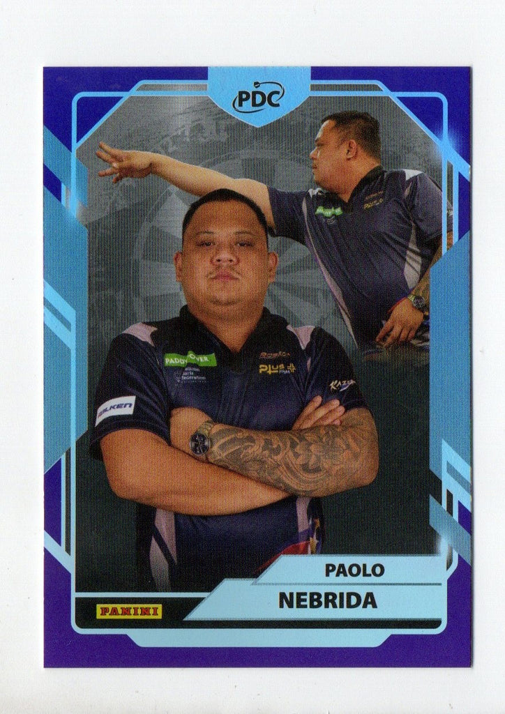 Panini 2026 PDC World Championship Darts Paolo Nebrida Base Parallel Card /180