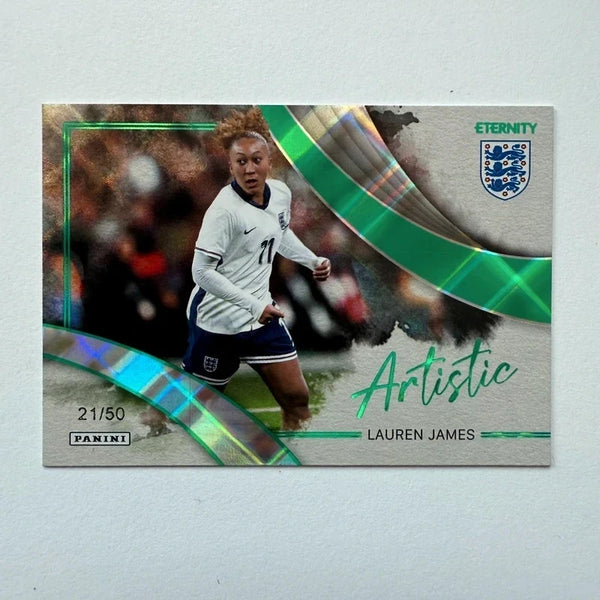 Panini Eternity Lionesses 2025 Lauren James England Artistic Green Numbered /50