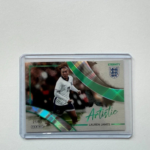 Panini Eternity Lionesses 2025 Lauren James England Artistic Green Numbered /50
