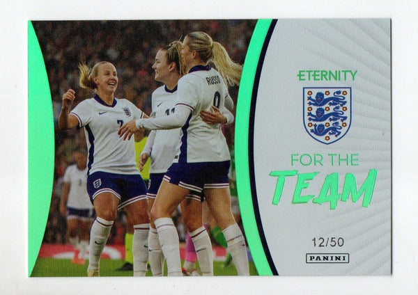 Panini Eternity Lionesses 2025 England Mead Russo For The Team Green Card /50