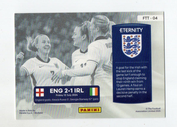 Panini Eternity Lionesses 2025 England Mead Russo For The Team Green Card /50