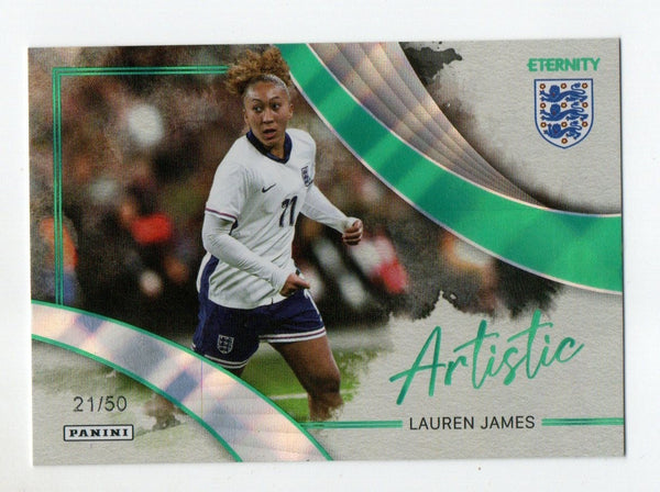 Panini Eternity Lionesses 2025 Lauren James England Artistic Green Numbered /50