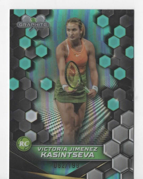 Topps 2024 Graphite Tennis Victoria Jimenez Kasintseva Rookie Chrome Card /199