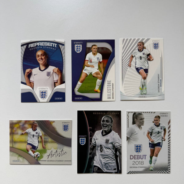 Panini WSL Eternity 2025/26 Georgia Stanway England 6 Card Bundle Job Lot