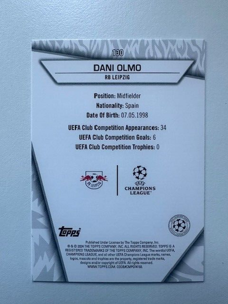 Topps Superstars 2024 23/24 Dani Olmo RB Leipzig Uncommon Trading Card #130