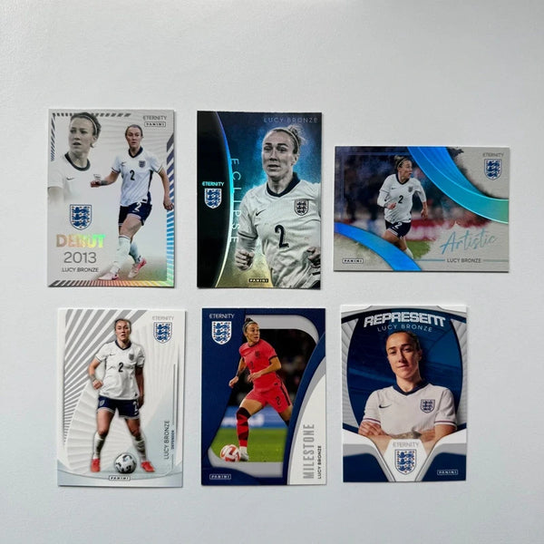 Panini WSL Eternity 2025/26 Lucy Bronze England 6 Card Bundle Job Lot Lionesses