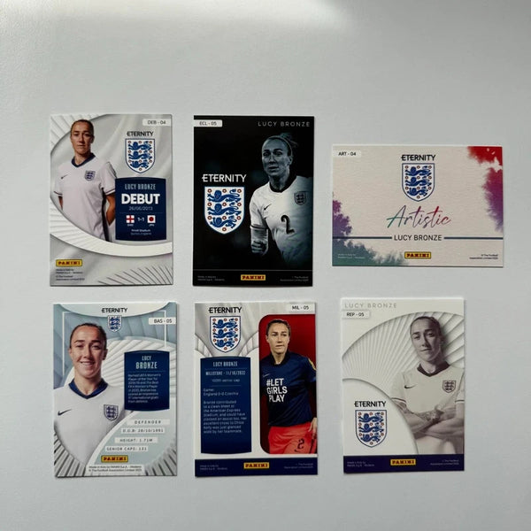 Panini WSL Eternity 2025/26 Lucy Bronze England 6 Card Bundle Job Lot Lionesses