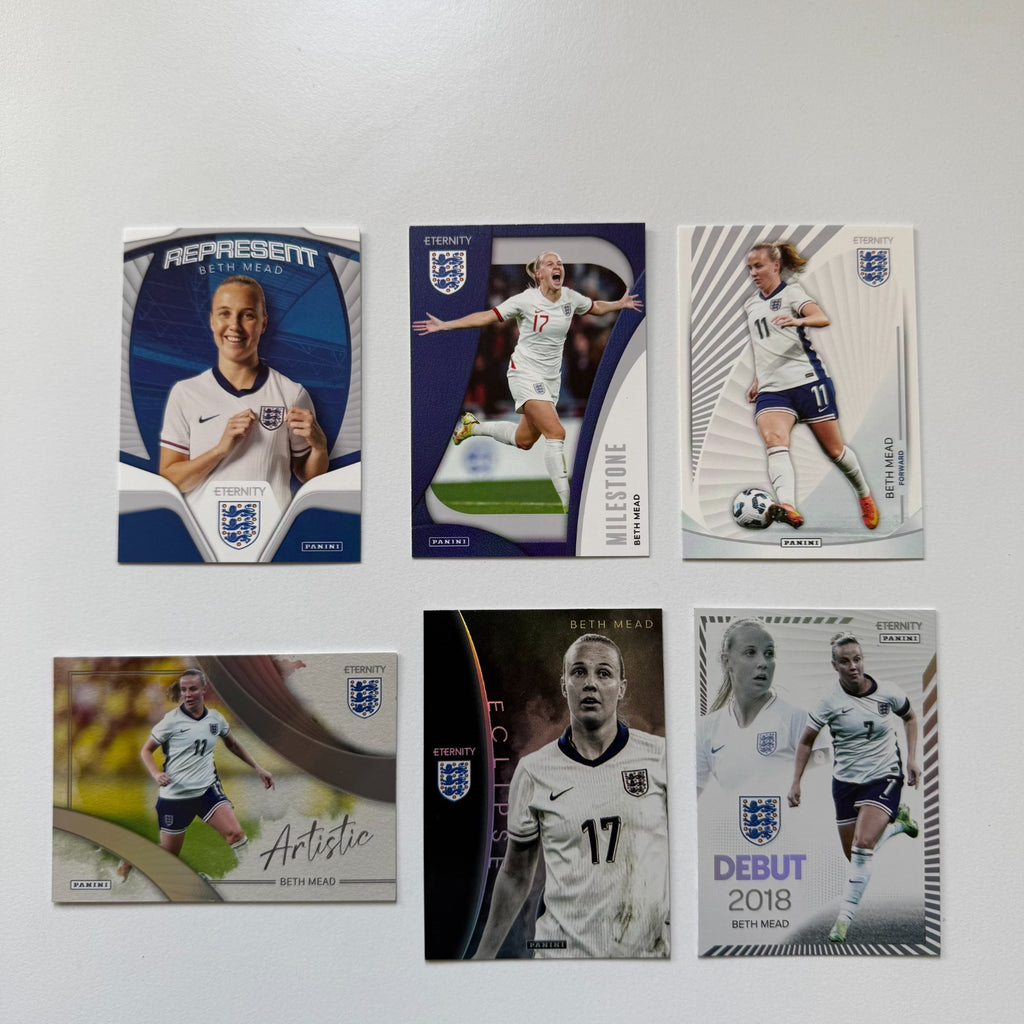 Panini WSL Eternity 2025/26 Beth Mead England 6 Card Bundle Job Lot Lionesses
