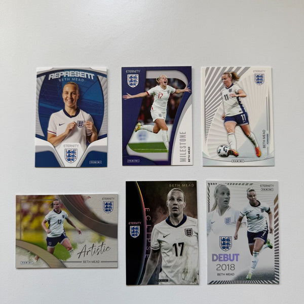 Panini WSL Eternity 2025/26 Beth Mead England 6 Card Bundle Job Lot Lionesses