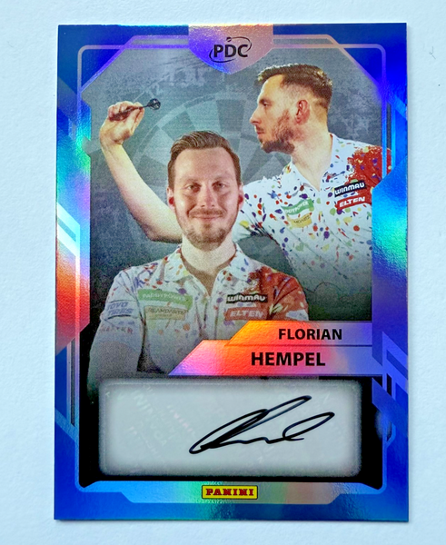 Panini PDC World Darts 2026 Florian Hempel Auto /170 SSP Autograph Card