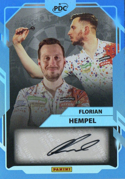 Panini PDC World Darts 2026 Florian Hempel Auto /170 SSP Autograph Card
