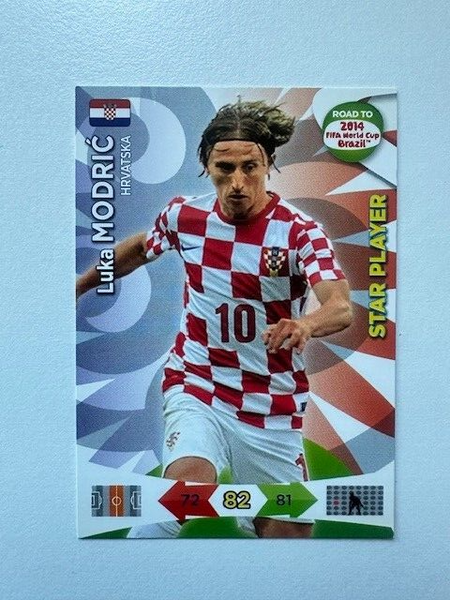 Match Attax Brazil World Cup 2014 Luka Modric Croatia Topps Star Player Card