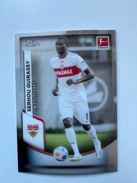 Topps Chrome Bundesliga 2023/24 Serhou Guirassy VFB Stuttgart Card No 93