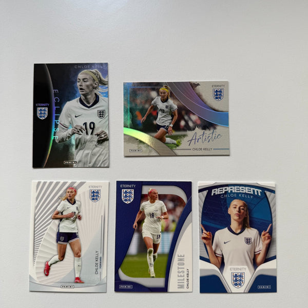 Panini WSL Eternity 2025/26 Chloe Kelly England 5 Card Bundle Job Lot Lionesses