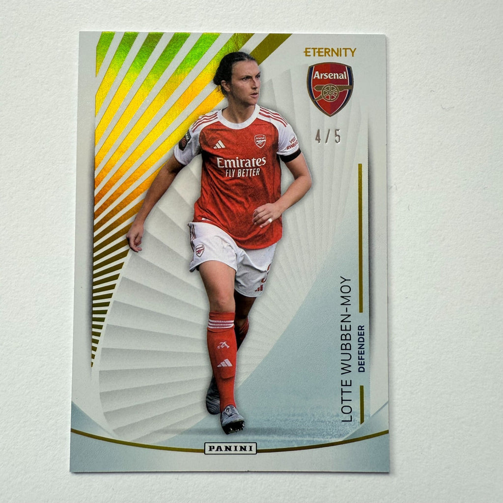 Panini Eternity WSL 25/26 Lotte Wubben-Moy Base Gold /5 Arsenal Rare Card