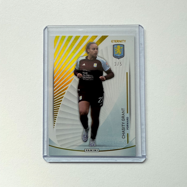 Panini Eternity WSL 25/26 Chasity Grant Base Gold /5 Aston Villa Card