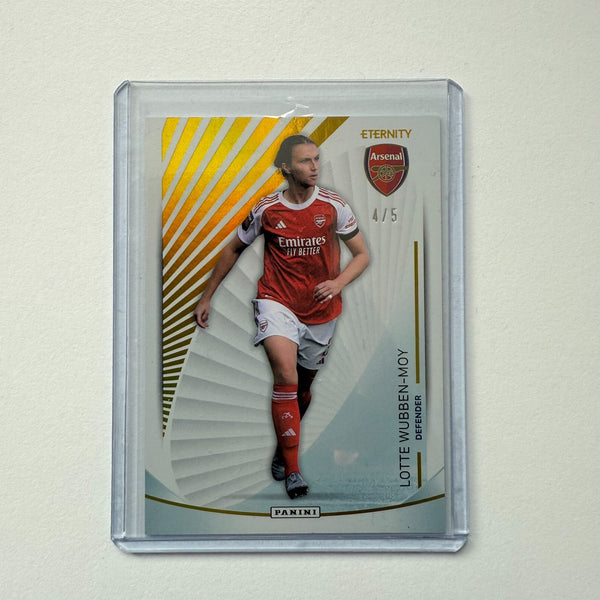 Panini Eternity WSL 25/26 Lotte Wubben-Moy Base Gold /5 Arsenal Rare Card