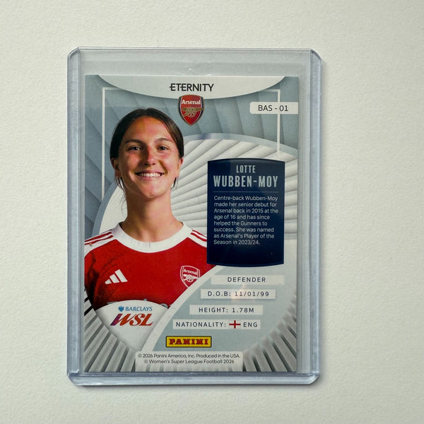 Panini Eternity WSL 25/26 Lotte Wubben-Moy Base Gold /5 Arsenal Rare Card