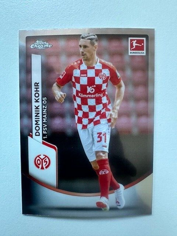 Topps Chrome Bundesliga 2023/24 Dominik Kohr FSV Mainz 05 Card No 73