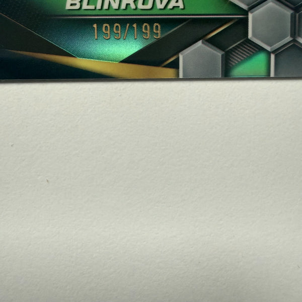 Topps 2024 Graphite Tennis Anna Blinkova Green Refractor Chrome Card /199