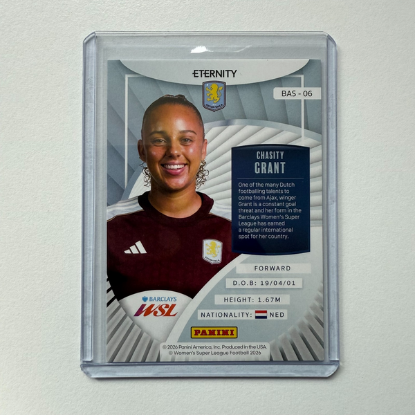 Panini Eternity WSL 25/26 Chasity Grant Base Gold /5 Aston Villa Card