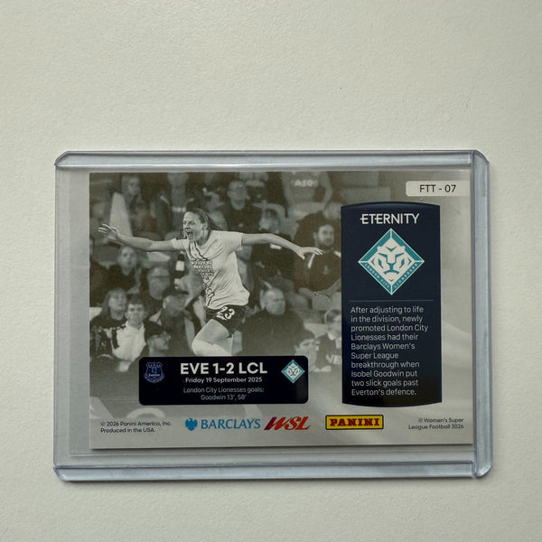 Panini Eternity WSL 25/26 London City Lionesses For The Team 25/25 Bookend