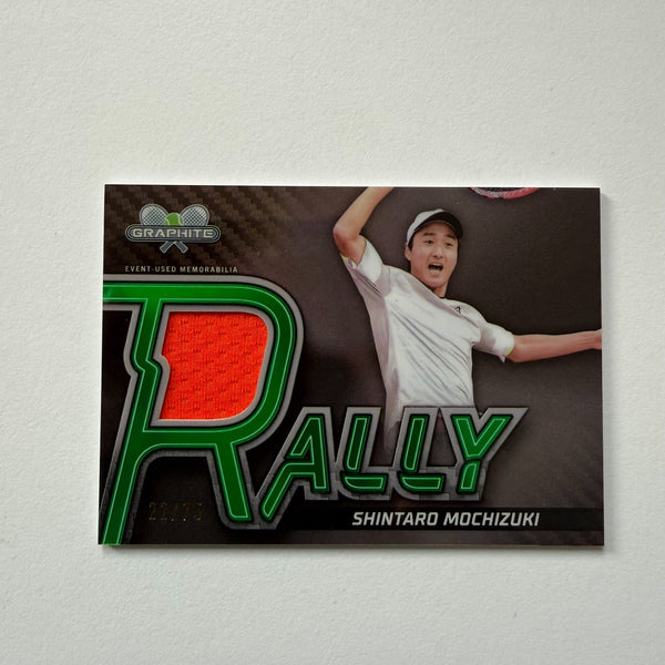 Topps 2024 Graphite Tennis Shintaro Mochizuki Green Relic Chrome Card /75