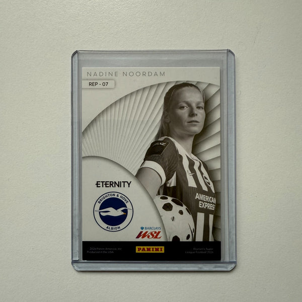 Panini Eternity WSL 25/26 Nadine Noordam Represent Magenta /25 Brighton Card