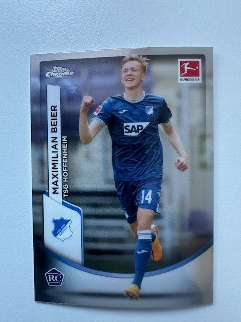 Topps Chrome Bundesliga 2023/24 Maximilian Beier TSG Hoffenheim Card No 46