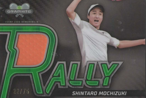 Topps 2024 Graphite Tennis Shintaro Mochizuki Green Relic Chrome Card /75