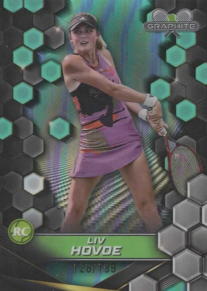 Topps 2024 Graphite Tennis Liv Hovde Tour Parallel Chrome Card 126/199