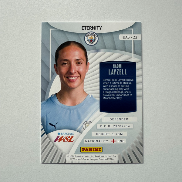 Panini Eternity WSL 25/26 Naomi Layzell Base Magenta /25 Manchester City Card