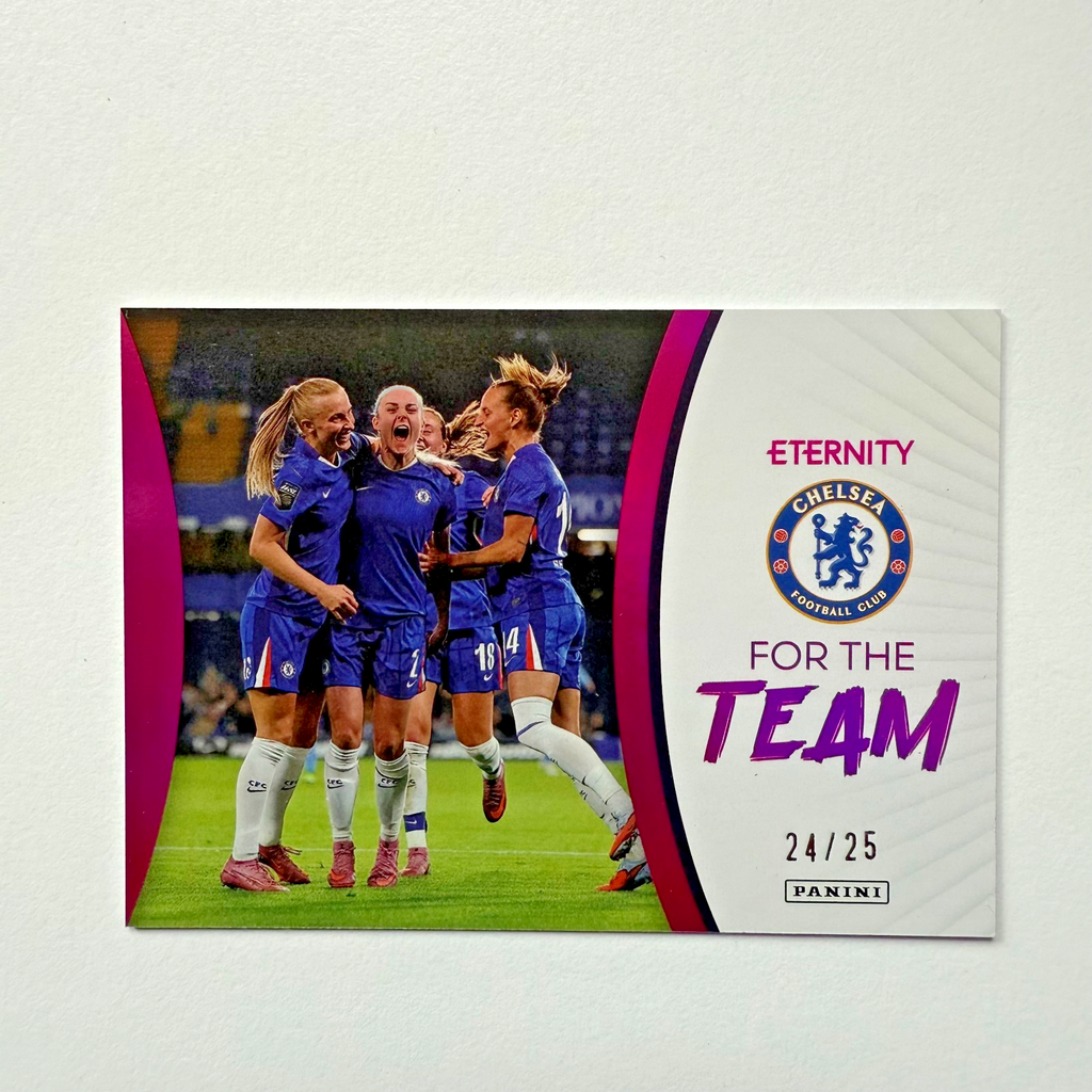 Panini Eternity WSL 25/26 Chelsea For The Team Magenta /25 Card