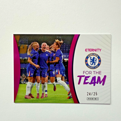 Panini Eternity WSL 25/26 Chelsea For The Team Magenta /25 Card