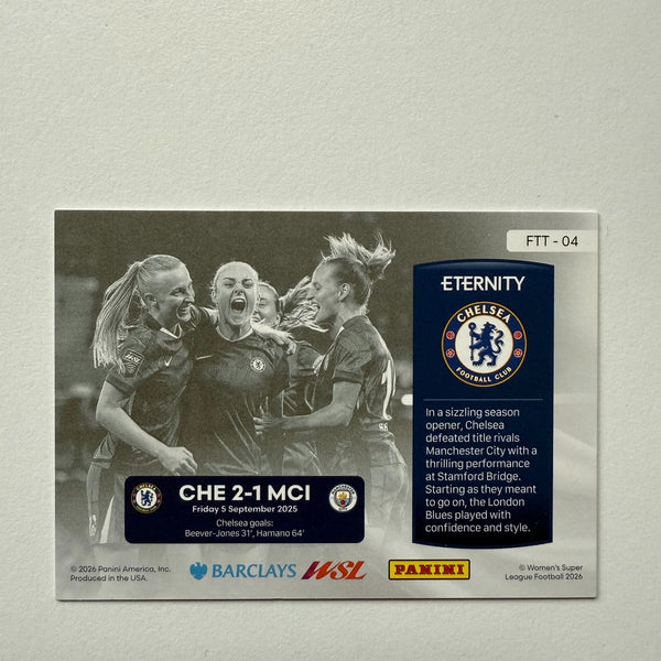 Panini Eternity WSL 25/26 Chelsea For The Team Magenta /25 Card