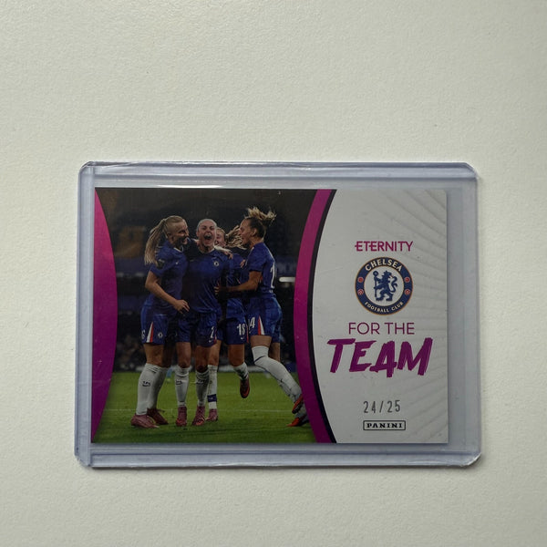 Panini Eternity WSL 25/26 Chelsea For The Team Magenta /25 Card