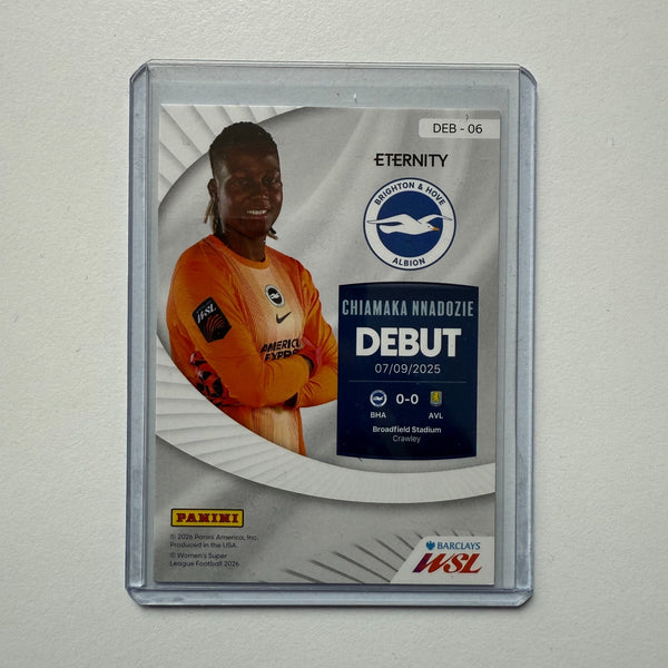 Panini Eternity WSL 25/26 Chiamaka Nnadozie Debut Magenta /25 Brighton Card