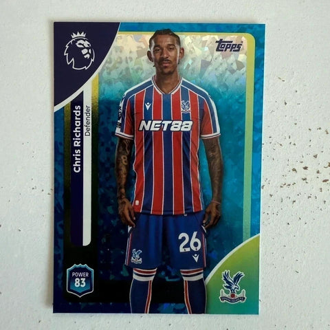 Topps Premier League 25/26 Chris Richards Crystal Palace Blue Parallel /150