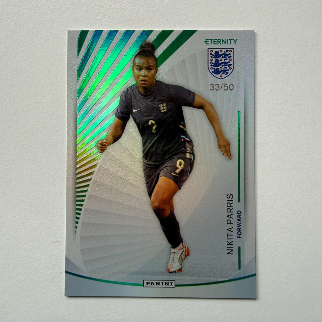 Panini Eternity Lionesses 2025 Nikita Parris England Base Green Numbered /50