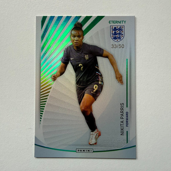 Panini Eternity Lionesses 2025 Nikita Parris England Base Green Numbered /50