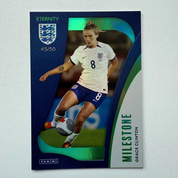 Panini Eternity Lionesses 2025 Grace Clinton England Milestone Green Card /50