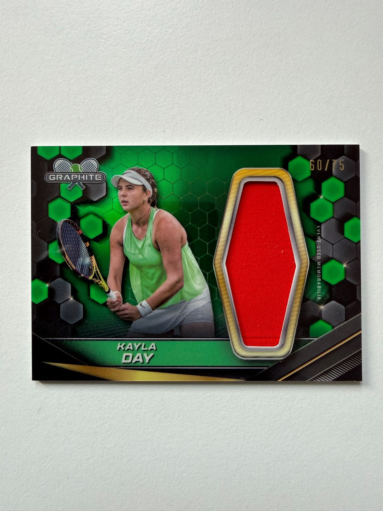 Topps 2024 Graphite Tennis Kayla Day Event Used Relic Chrome Card /75