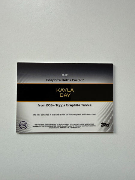 Topps 2024 Graphite Tennis Kayla Day Event Used Relic Chrome Card /75