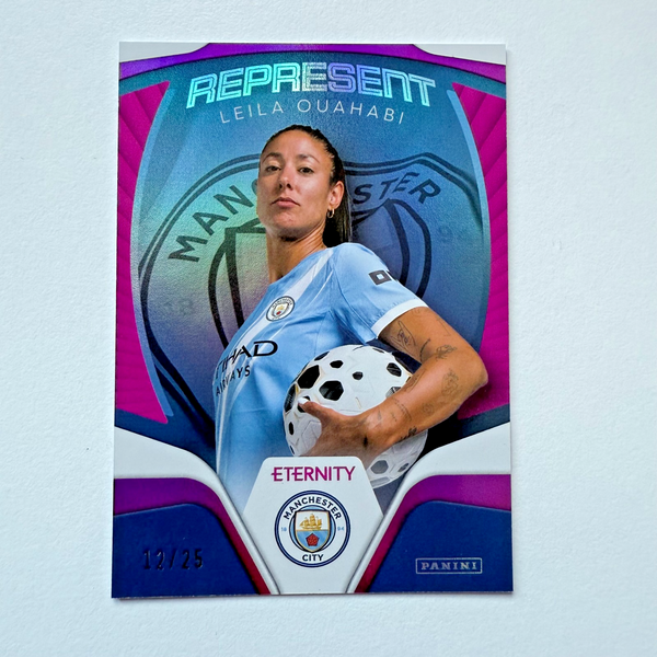 Panini Eternity WSL 25/26 Leila Ouahabi Represent Magenta /25 Manchester City