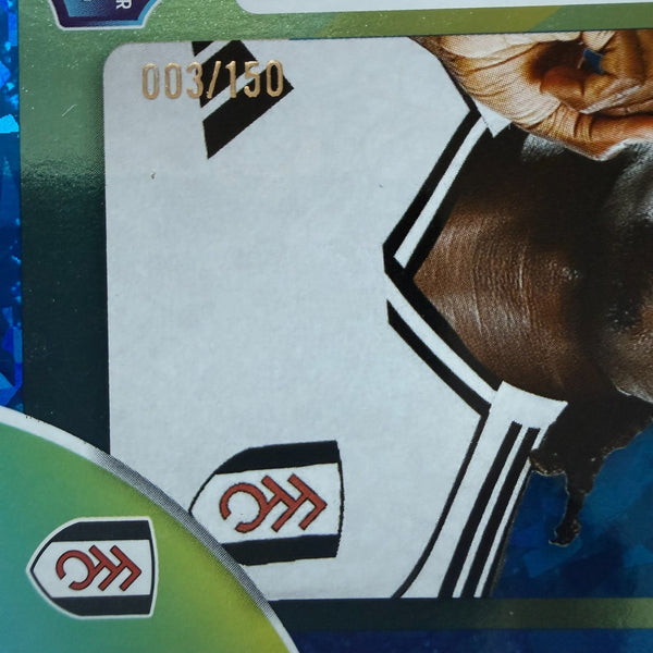 Topps Premier League 25/26 Calvin Bassey Fulham Blue Sparkle Parallel Card /150