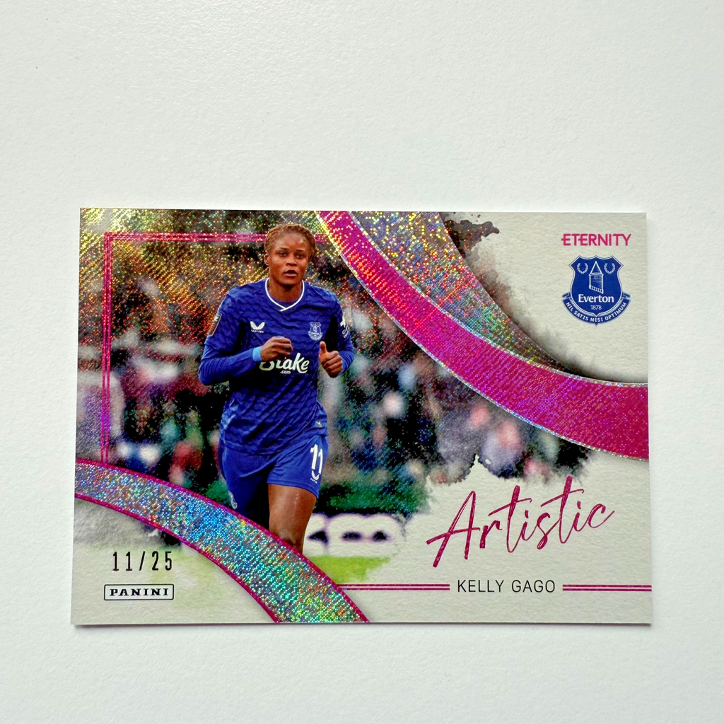 Panini Eternity WSL 25/26 Kelly Gago Artistic Magenta /25 Everton Card